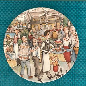 Pastry Plate Decorative Serving Dish Collectible Made in Italy